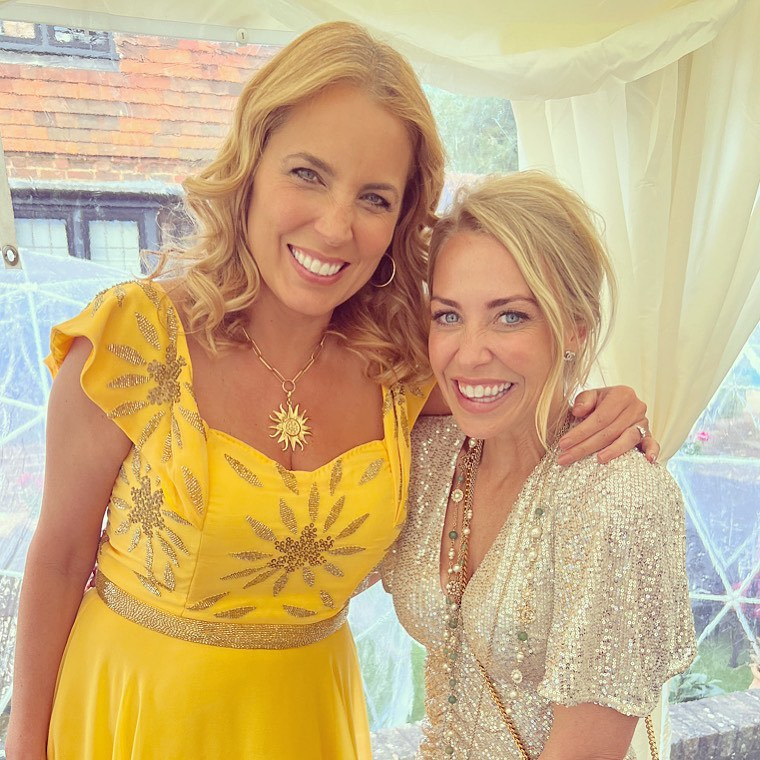 Lau  with her co-star Jasmine Harman