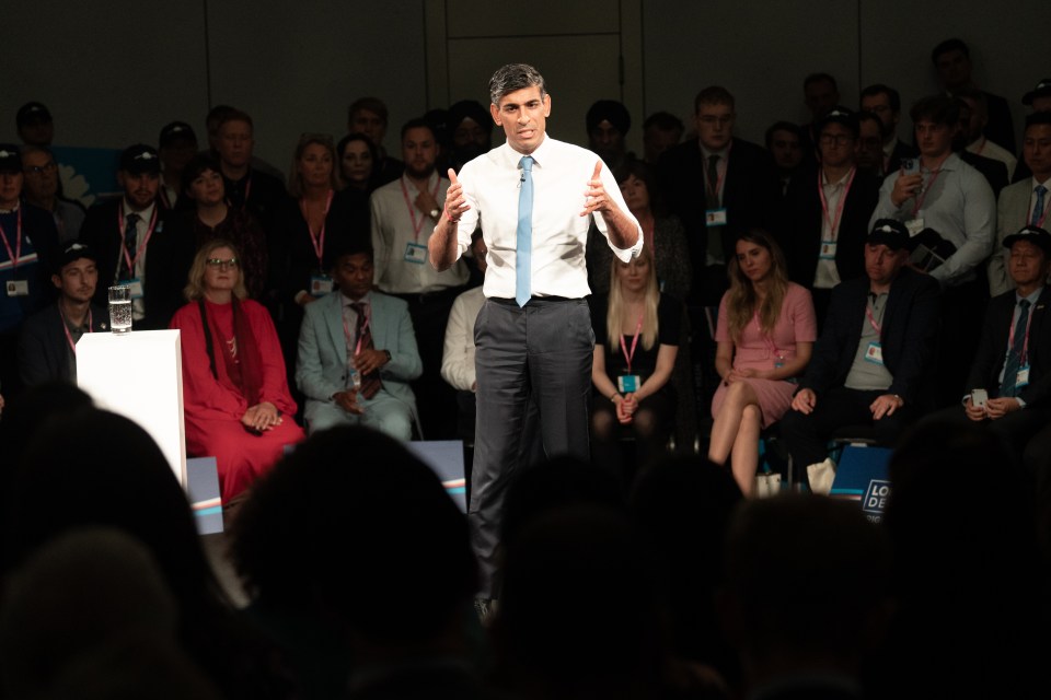 Prime Minister Rishi Sunak told the same event: "We're going to highlight just how disconnected Keir Starmer is from common sense Britain."