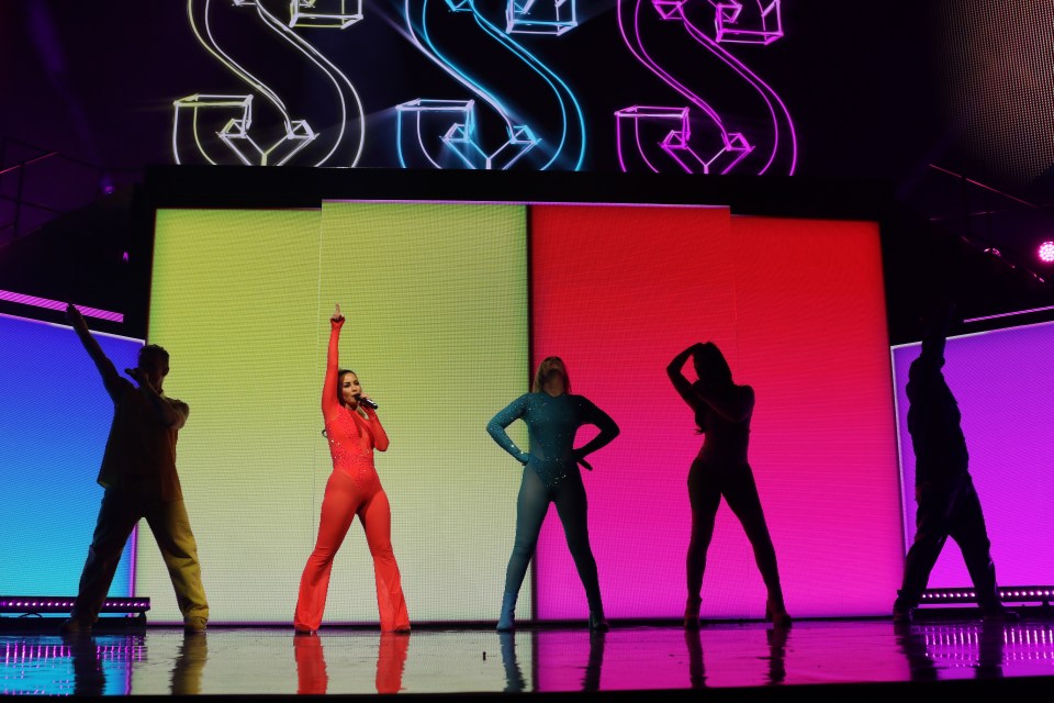 S Club's tour kicked off lat night