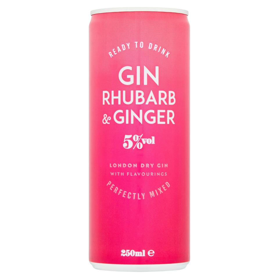 Sainsbury’s Gin, Rhubarb & Ginger is well worth a try