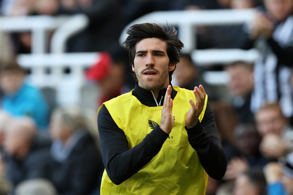 Sandro Tonali received touching support from the Newcastle supporters