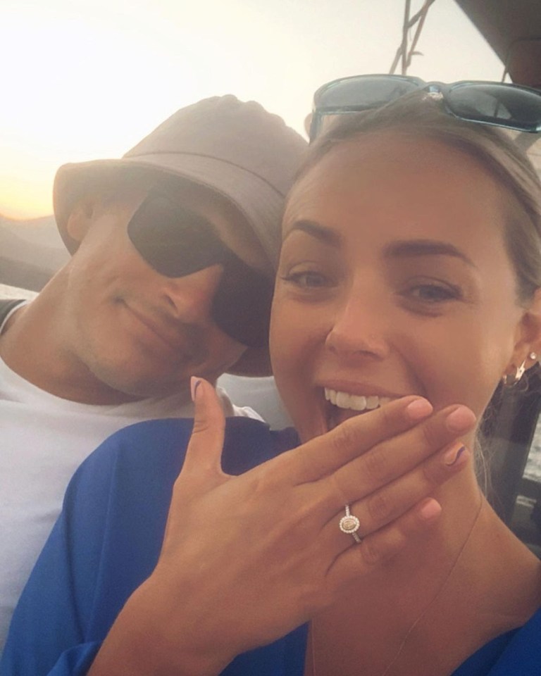 Corrie star Sacha Parkinson revealed her engagement news on Friday