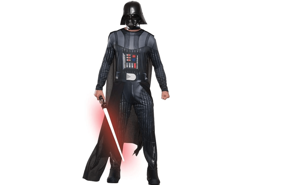 Rubie's Official Adult's Star Wars Darth Vader With Light Saber Costume