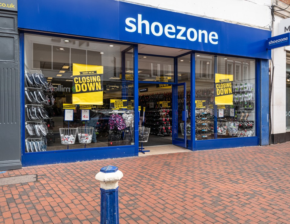 Shoezone is closing several stores for good later this year