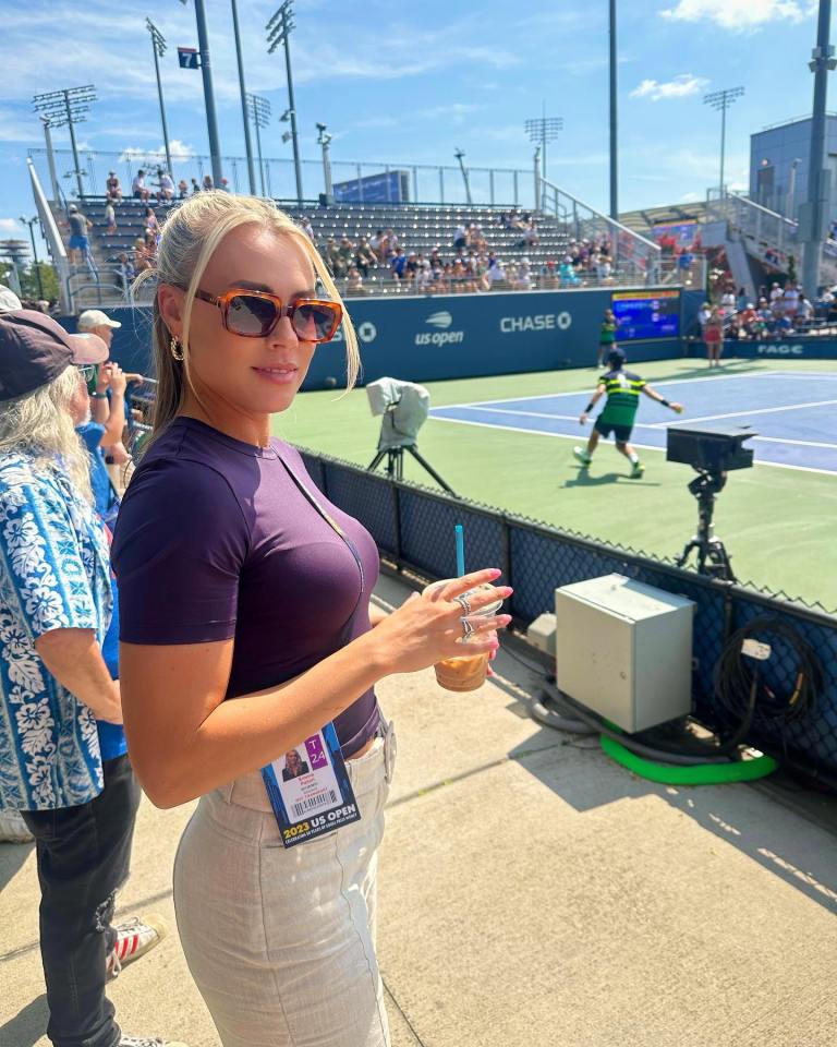 Emma was in New York to cover the US Open