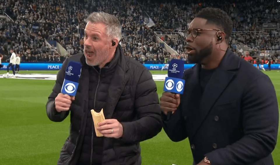 Jamie Carragher and Micah Richards couldn't believe it