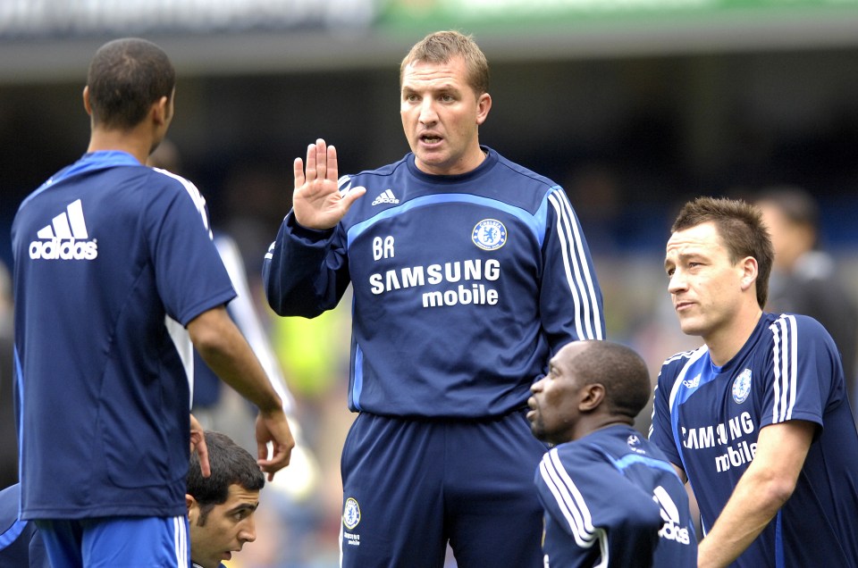 Brendan Rodgers was the reserve-team boss when Paim was at Chelsea