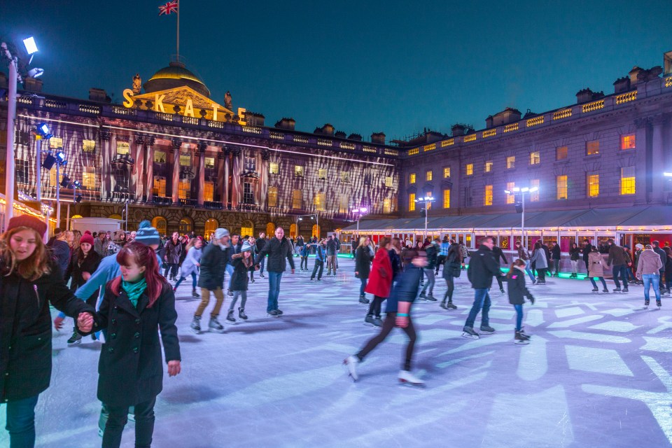 There will be several rinks in London including one at Somerset House