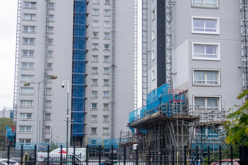 Tenants are furious as the work, which was due to take 18 months, is still unfinished