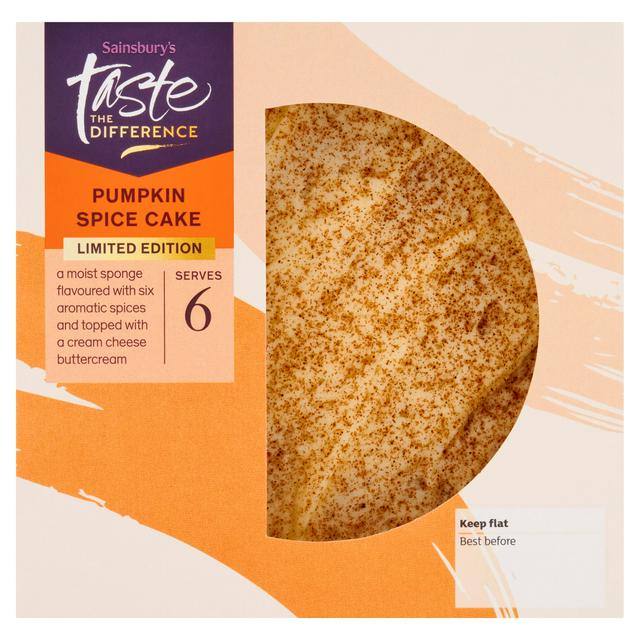 Get a deal on pumpkin spice cake with a cup of tea at Sainsbury's