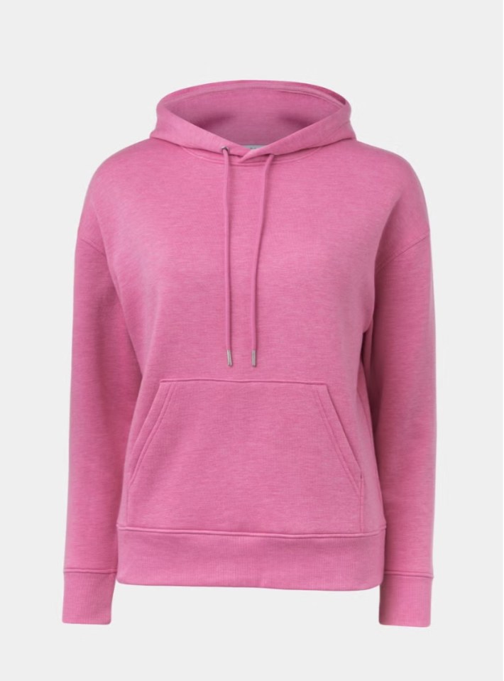 This pink hoodie, down from £14 to £8 at Matalan