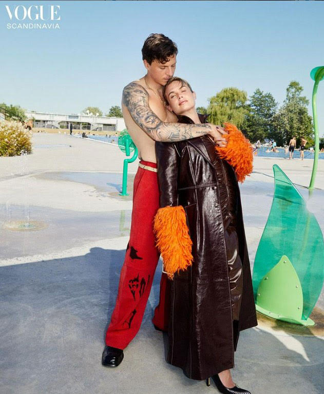 Victor and Maja Lindelof featured in a photoshoot for Vogue Scandinavia