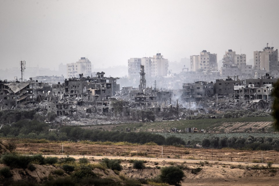 The rubble and ruin of Gaza after Israel stepped up its aerial bombardment of the Strip