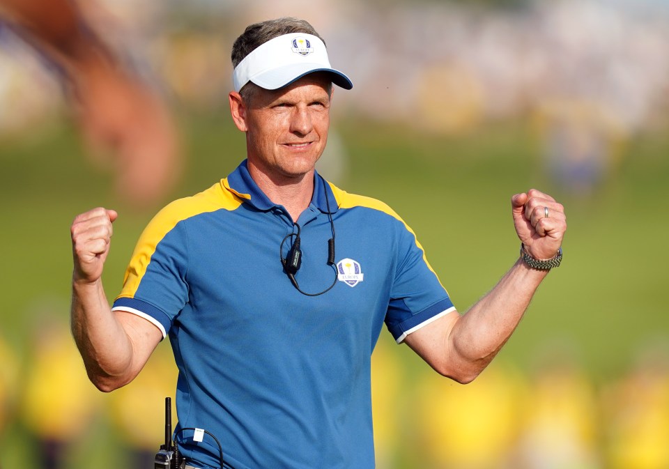 Luke Donald led Europe to regain the Ryder Cup