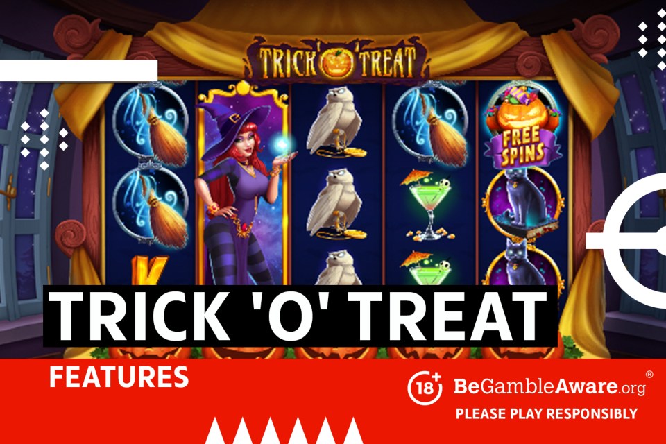 Trick 'O' Treat features. 18+ BeGambleAware.org Please play responsibly.