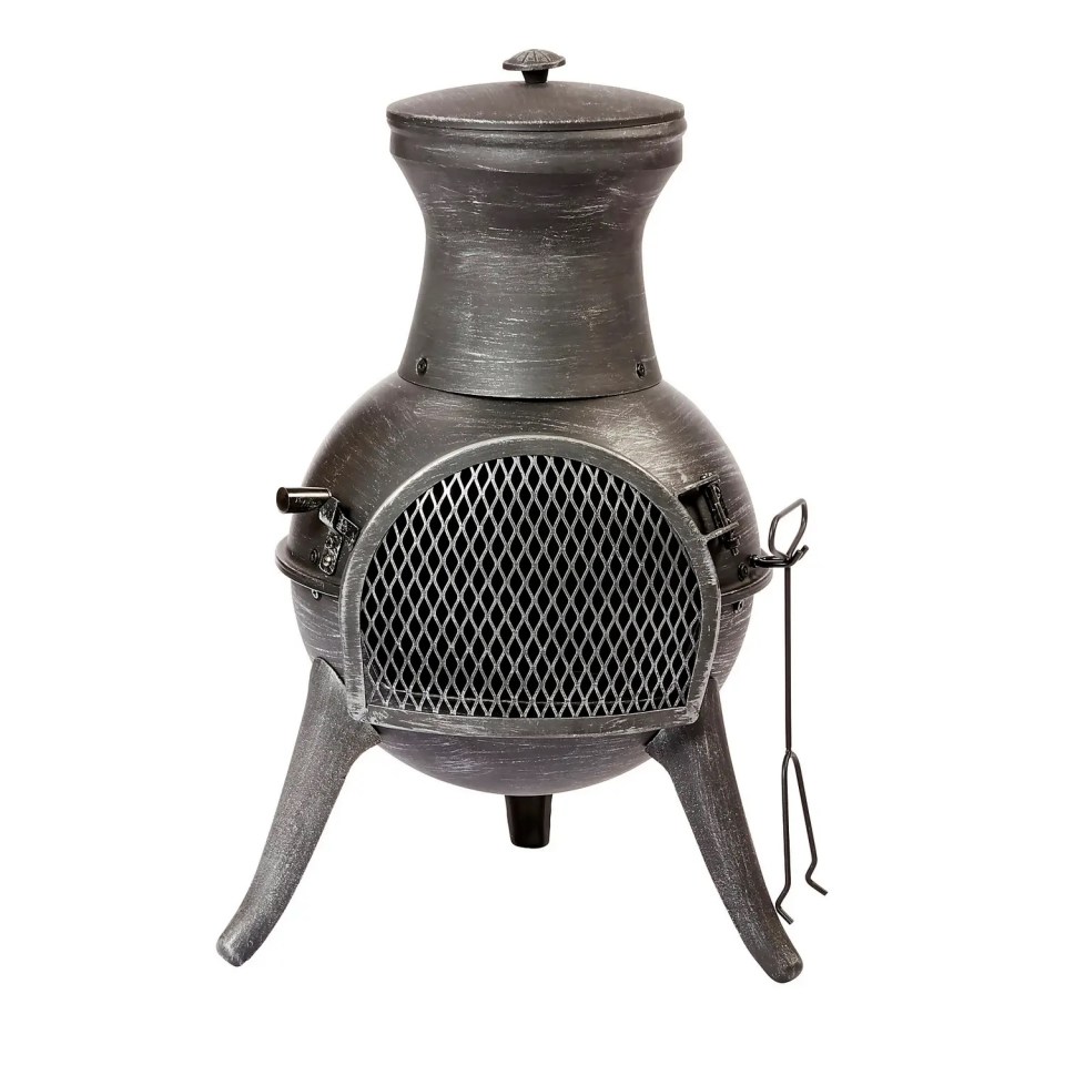 This Santa Cruz steel chimenea is down from a blazing from £55 to £38.50 at Homebase