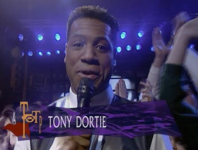 Tony Dortie was a regular face on screens when he hosted the hugely popular music chart programme