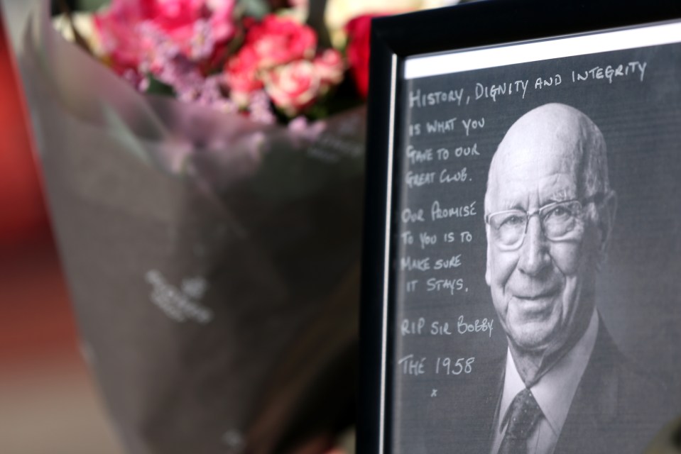 Sir Bobby will never be forgotten by the football community