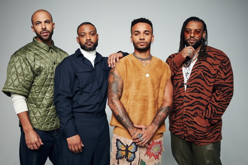 Marvin Humes, JB Gill, Aston and Oritsé Williams rose to prominence on X Factor