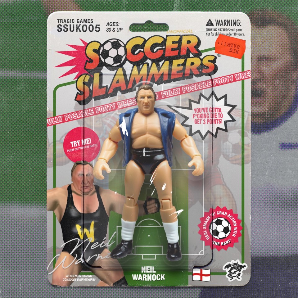 Neil Warnock was turned into a toy with the help of AI