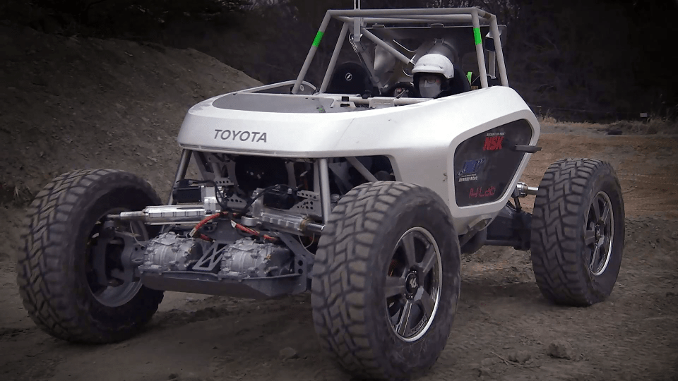 Toyota has revealed a design for a space mobility prototype buggy