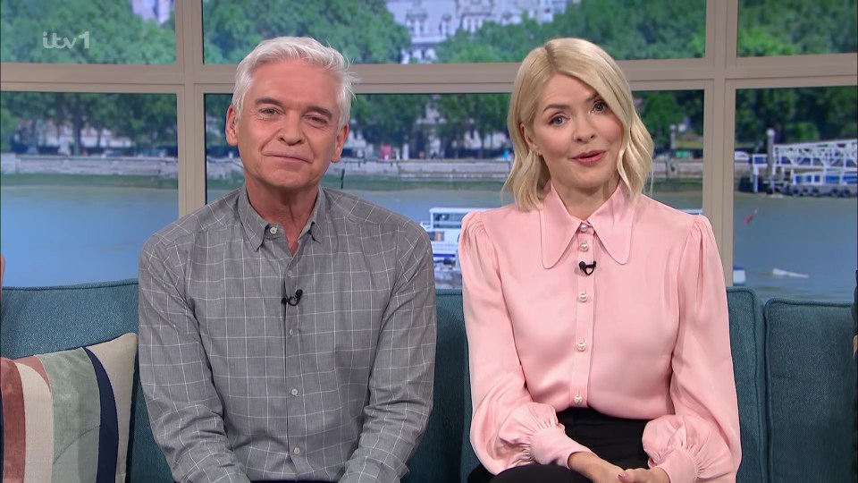 Holly and Phil all smiles on This Morning Holly Willoughby and Phillip Schofield,