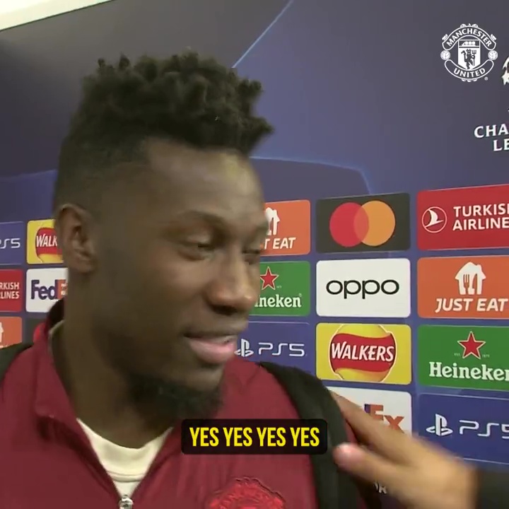 The Manchester United goalkeeper's interview was gatecrashed