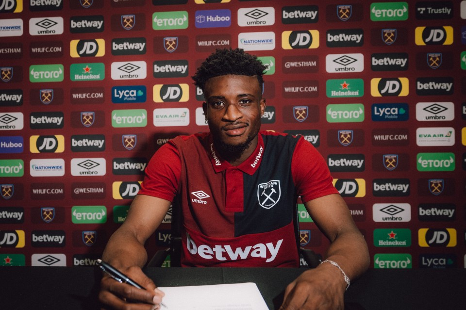 Mohammed Kudus joined West Ham from Ajax for £38m