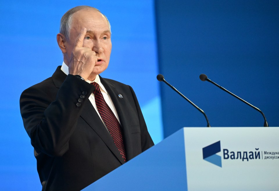 Vladimir Putin said grenade fragments were found in crash victims' bodies