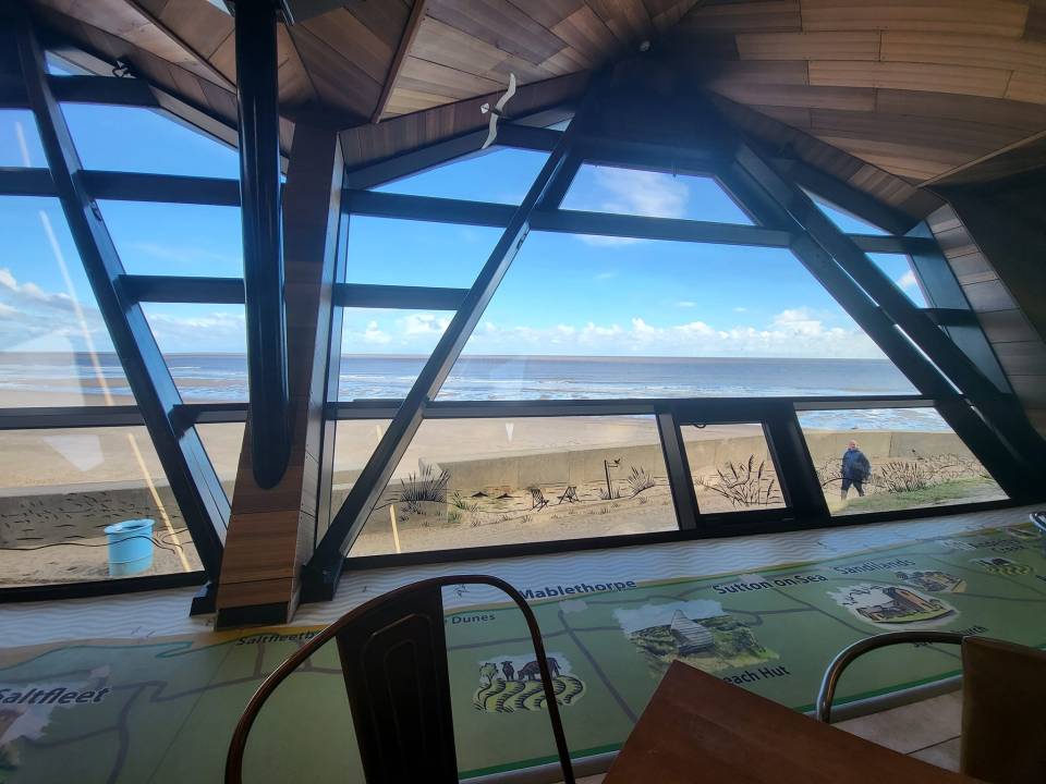 The North Sea Observatory is set right on the beach