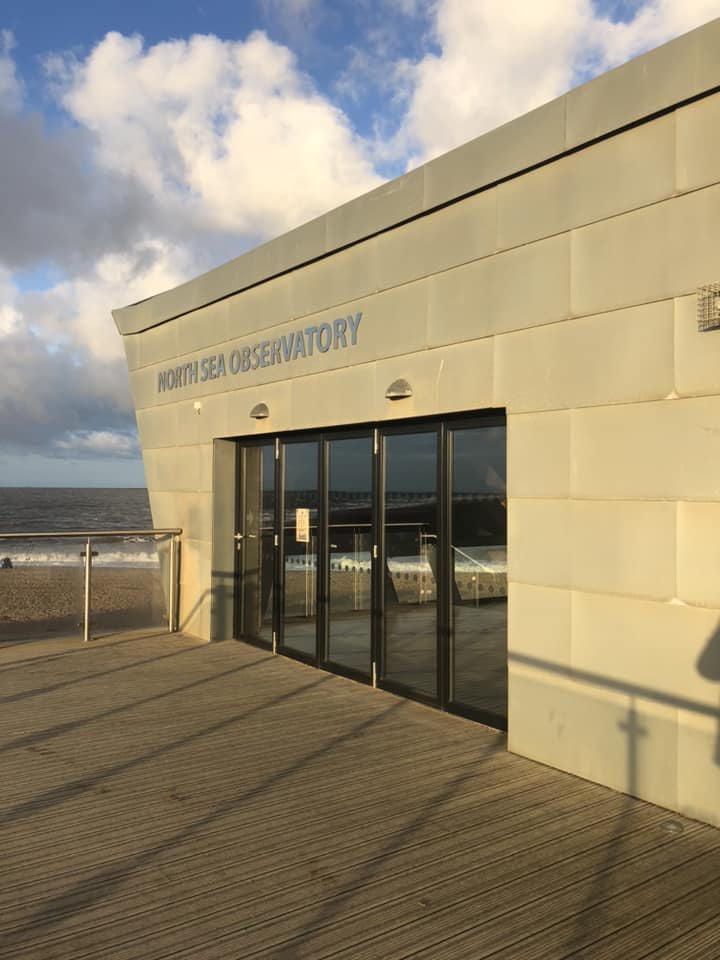 One of those beach cafes is the North Sea Observatory in Chapel St Leonards