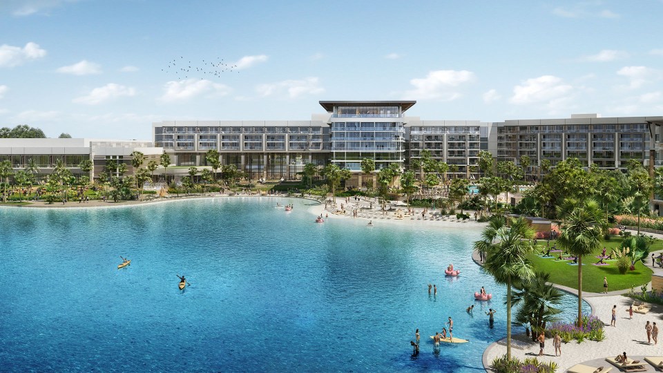 The resort opens next year