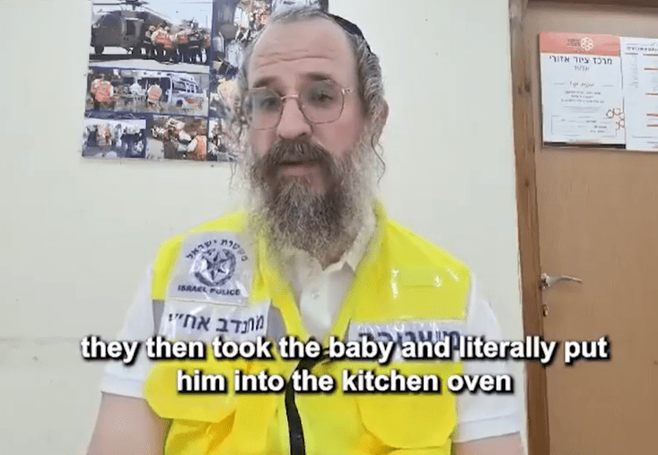 Asher Moskowitz described the horrific moment he found out Hamas terrorists would babies alive in ovens