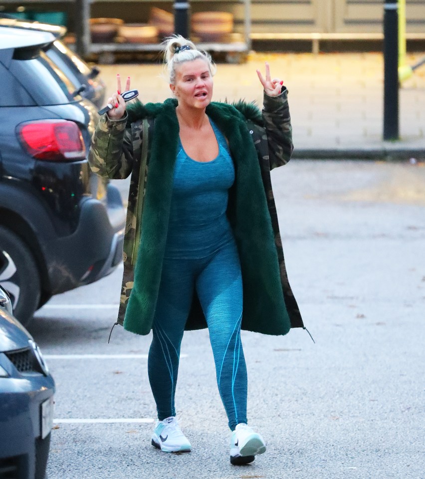 Kerry Katona headed our for a few essentials