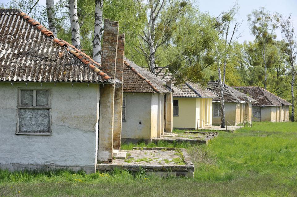 Halls that hosted athletes became barracks for German and Russian soldiers