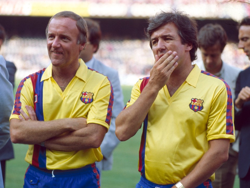 Terry Venables used to manage Spanish giants Barcelona