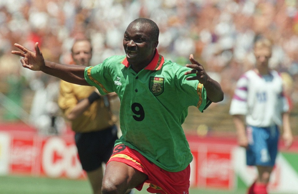 Cameroon hero Roger Milla is the oldest player to score a goal in the World Cup at 42-years-old