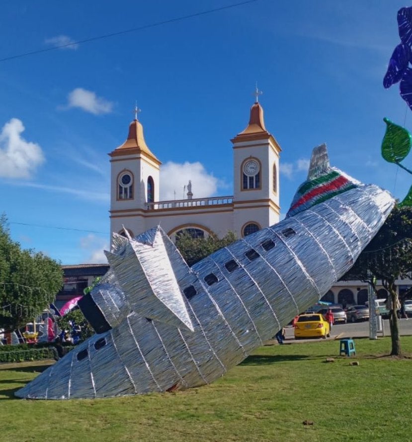 A replica of a plane crash that killed 71 people was erected in La Union