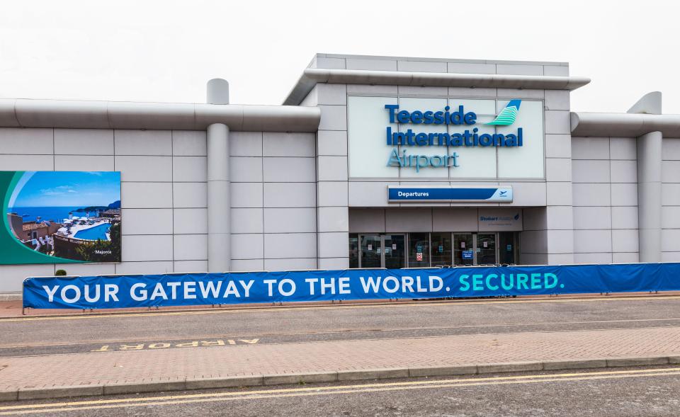 Teesside Airport was named the country's best small airport at the British Travel Awards