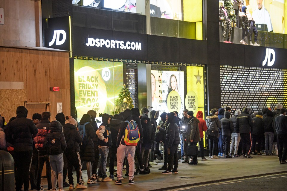 In 2019 London's Oxford Street was packed with customers on Black Friday