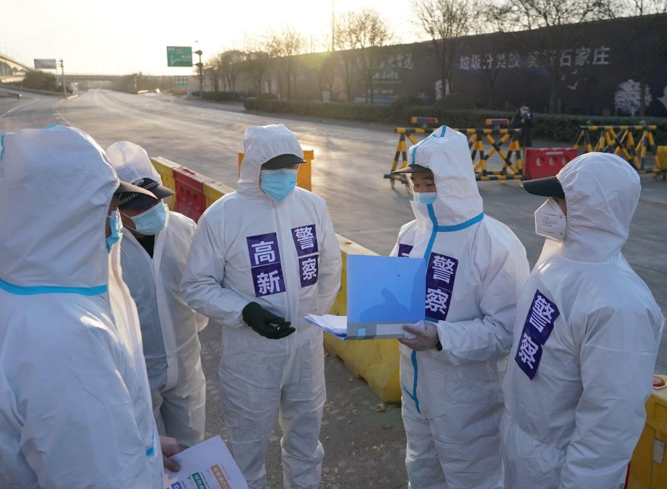 Public health workers wearing hazmat suits became a popular sight in China during the Covid pandemic in 2021