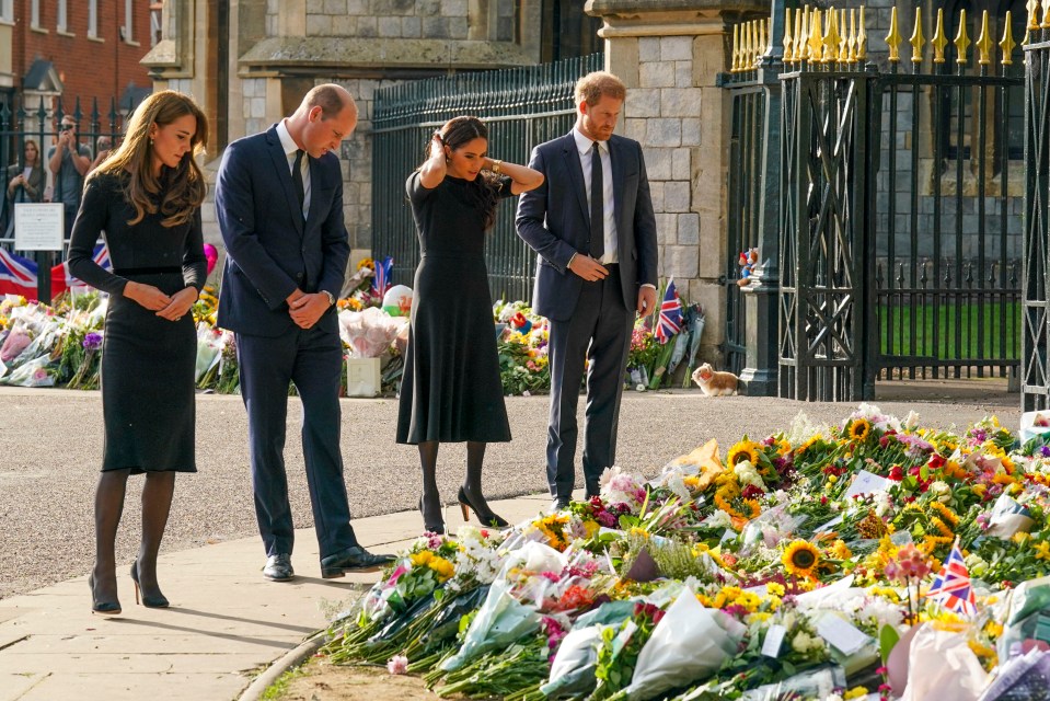 The ‘Fab Four’ seen outside Windsor Castle in September 2022