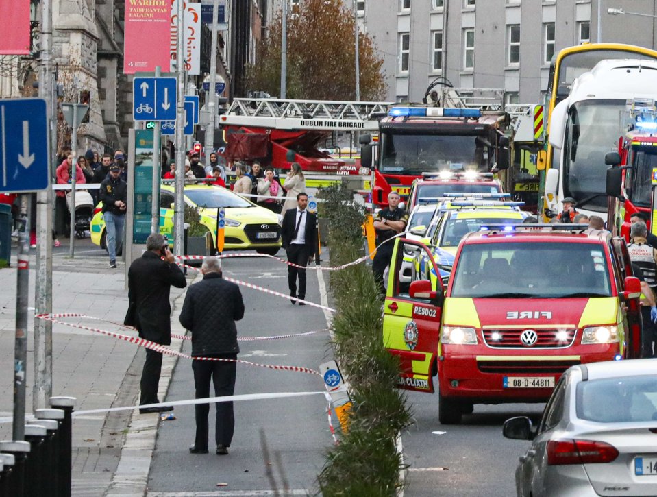 Ireland’s Justice Minister Helen McEntee described the incident in Dublin city centre as an 'appalling attack'