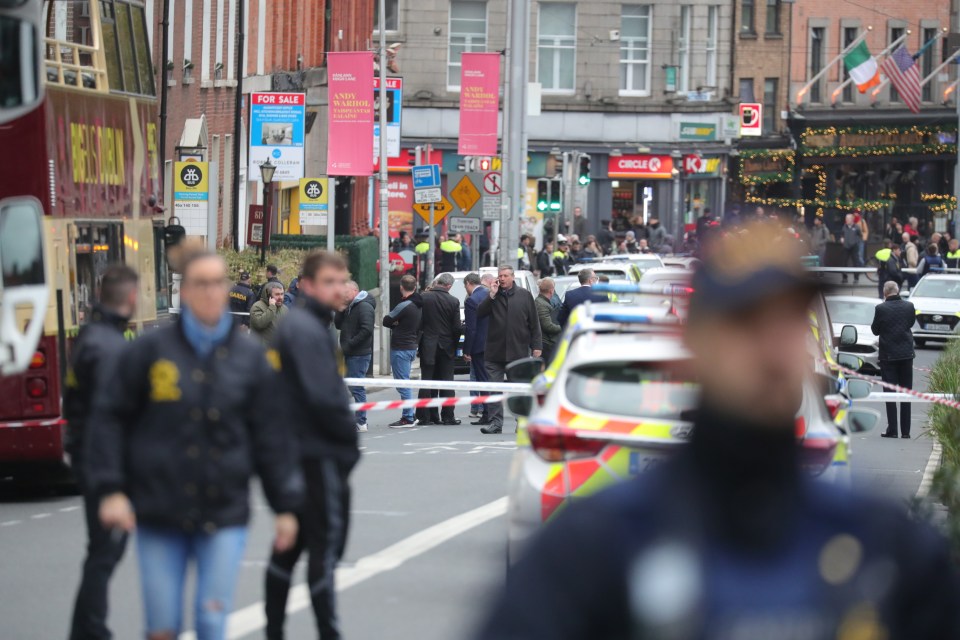 Emergency services charged to the scene and appear to be concentrated around Gaelscoil Choláiste Mhuire, an Irish language school