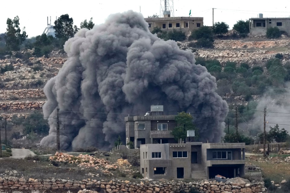 The aftermath of another a strike inside Lebanon by Israel