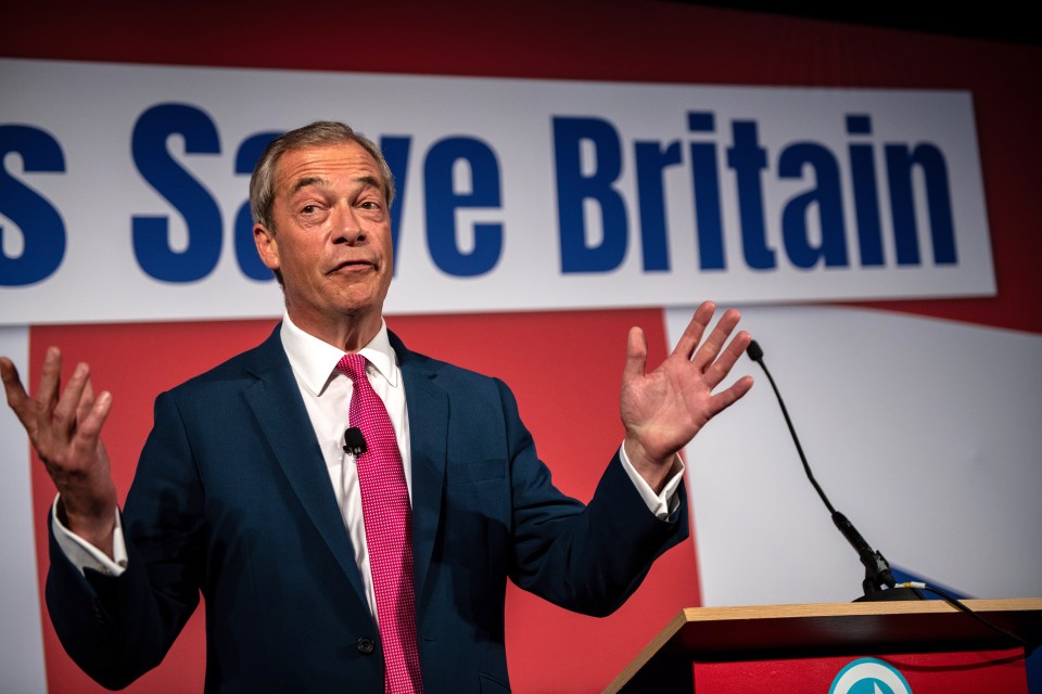 Farage is the latest politician signing up, after Hancock and Nadine Dorries