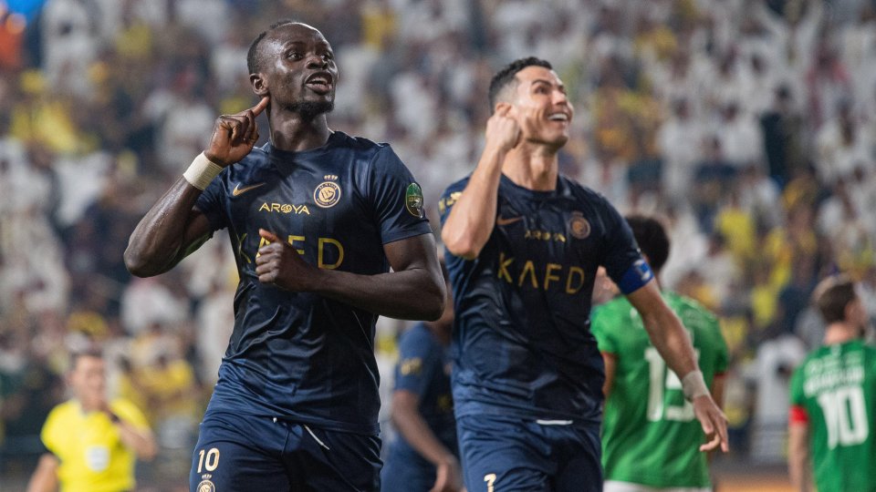 Sadio Mane and Cristiano Ronaldo both ply their trade with Al-Nassr