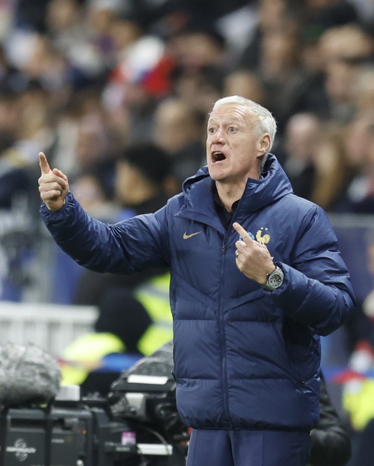 Didier Deschamps stunned fans with his half-time team-talk