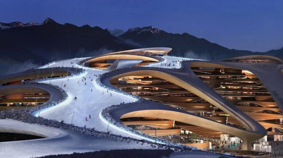 Megaproject Trojena will offer an all-around outdoor skiing and adventure sports centre