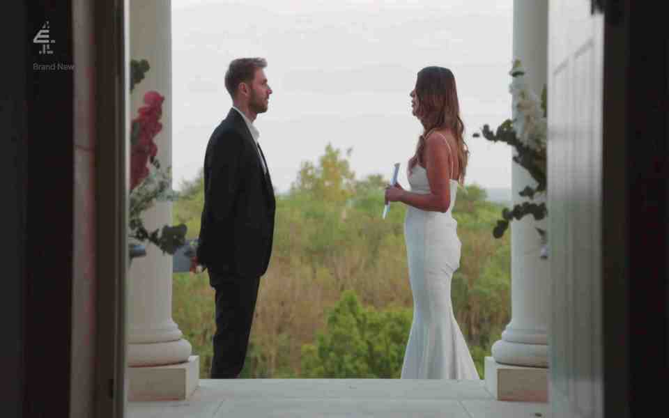 It came after his bride Laura chose not to renew her vows in the E4 series